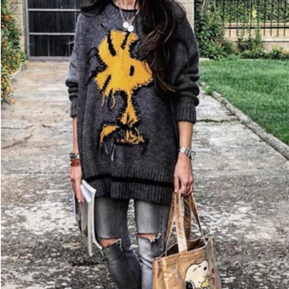 Nwt Zara Woodstock Jacquard Sweater 